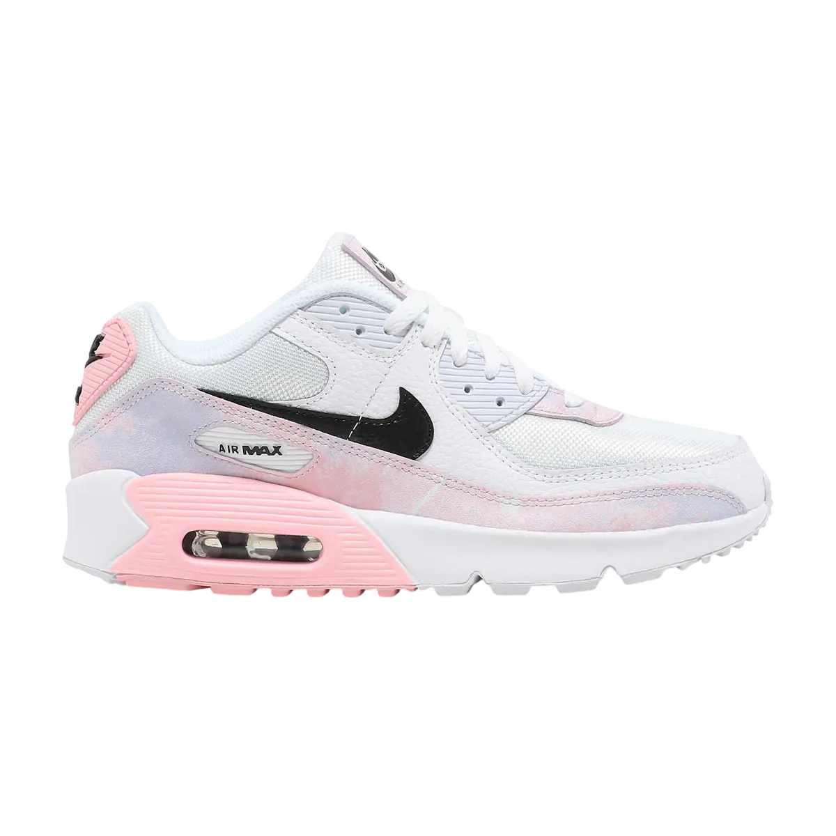 Nike Air Max 90 GS White Pink Tie-Dye
